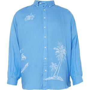 Polo Ralph Lauren Big & Tall Košile nebeská modř / bílá