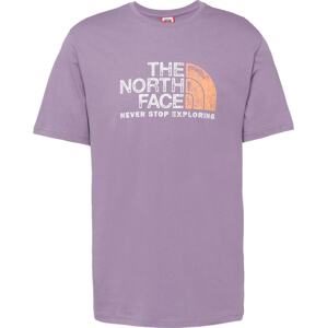 THE NORTH FACE Tričko 'RUST 2' pastelová fialová / bílá