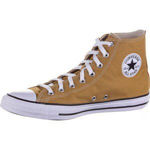 CONVERSE Kotníkové tenisky tmavě žlutá / černá / bílá