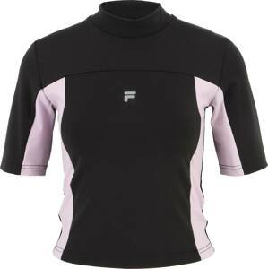FILA Funkční tričko 'RIVA' růžová / černá