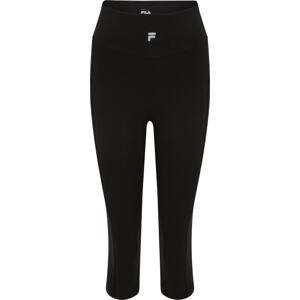 FILA Sportovní kalhoty 'ROMANIA' černá / bílá