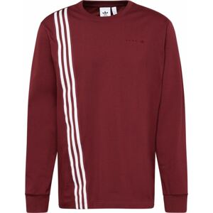 ADIDAS ORIGINALS Tričko 'METRO' burgundská červeň / bílá