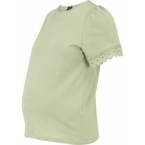 Vero Moda Maternity Tričko 'PANNA GLENN' pastelově zelená