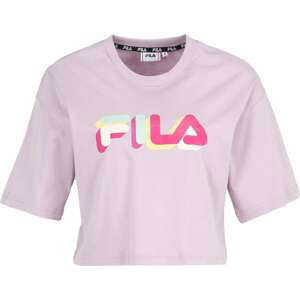 FILA Tričko 'BEUNA' pastelově žlutá / mátová / pink / starorůžová