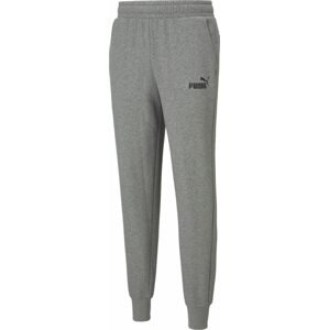 PUMA Sportovní kalhoty šedý melír / černá