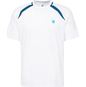 K-Swiss Performance Funkční tričko 'HYPERCOURT' modrá / aqua modrá / bílá