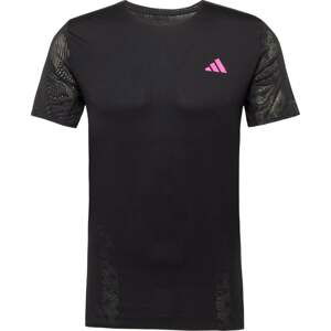 ADIDAS PERFORMANCE Funkční tričko pink / černá