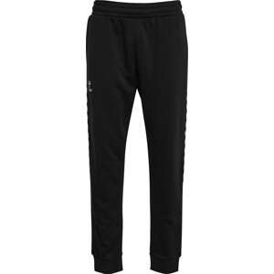 Hummel Sportovní kalhoty 'Staltic' černá / bílá
