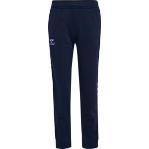 Hummel Sportovní kalhoty námořnická modř / fialová