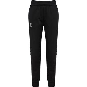 Hummel Sportovní kalhoty 'Staltic' černá / bílá