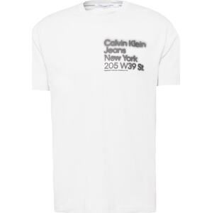Calvin Klein Jeans Tričko šedá / světle šedá