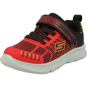 SKECHERS Tenisky žlutá / červená / černá