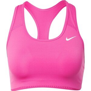 NIKE Sportovní podprsenka pink / bílá