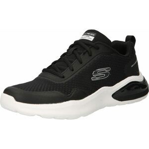 SKECHERS Tenisky černá / bílá