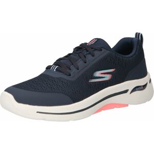 Skechers Performance Sportovní boty 'Go Walk Arch Fit' námořnická modř / aqua modrá / růžová