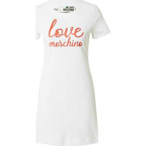 Love Moschino Šaty červená / bílá