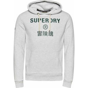 Superdry Mikina šedý melír / jedle