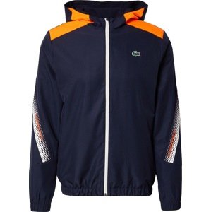 Lacoste Sport Sportovní bunda námořnická modř / zelená / oranžová / bílá