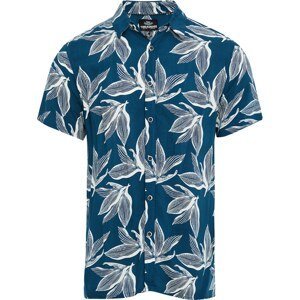Threadbare Košile 'Foliage' námořnická modř / offwhite