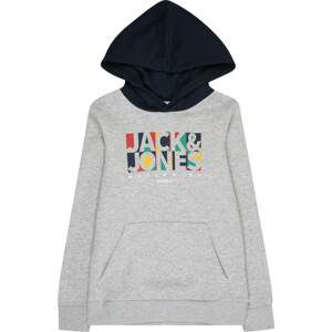 Jack & Jones Junior Mikina 'PALETTE' světle šedá