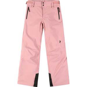 PEAK PERFORMANCE Sportovní kalhoty růžová / černá