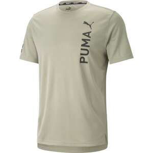 PUMA Funkční tričko 'Ultrabreathe' kouřově šedá / černá
