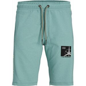 JACK & JONES Kalhoty 'FILO' světle šedá / mátová / oranžová / černá