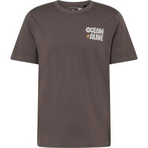 O'NEILL Tričko 'Pacific' šedá / antracitová / oranžová / bílá