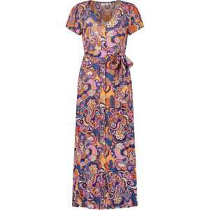 Shiwi Letní šaty 'Brazil' modrá / tmavě fialová / oranžová / světle růžová