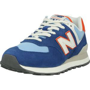 new balance Tenisky modrá / světlemodrá / oranžová / bílá