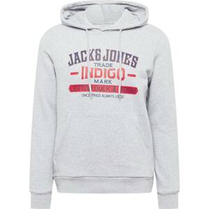 JACK & JONES Mikina 'New Denim' světle šedá