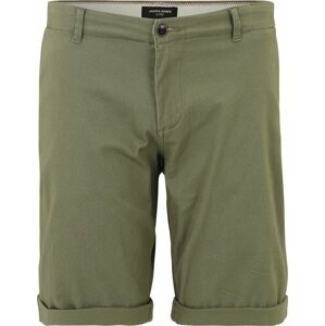 Jack & Jones Plus Chino kalhoty 'DAVE' olivová