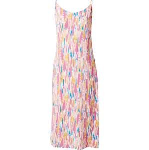 b.young Letní šaty 'JOELLA' světlemodrá / žlutá / pink / růžová