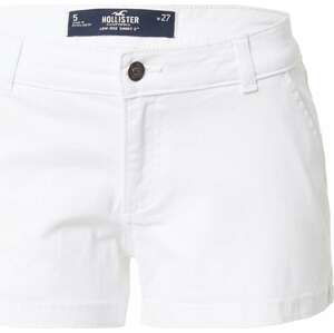 HOLLISTER Chino kalhoty bílá