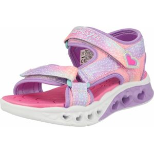 SKECHERS Sandály azurová / fialová / růžová / starorůžová