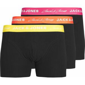 JACK & JONES Boxerky 'GILBERT' žlutá / oranžová / pink / černá