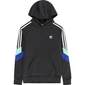 ADIDAS ORIGINALS Mikina tyrkysová / královská modrá / antracitová / bílá