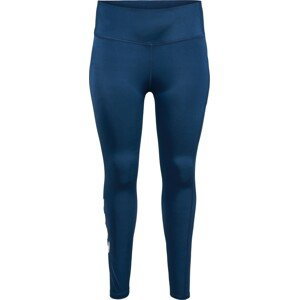 Hummel Sportovní kalhoty noční modrá / bílá