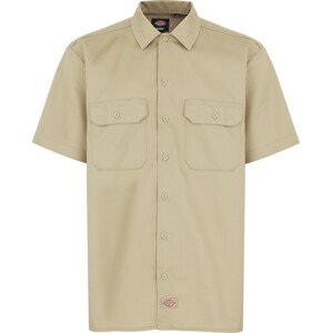 DICKIES Košile 'work shirt' světle béžová / námořnická modř / žlutá / červená