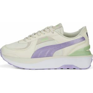 PUMA Tenisky 'Cruise Rider NU Satin Wns' zelená / fialová / offwhite