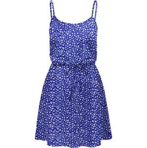 JDY Letní šaty 'Lotus' tmavě modrá / bílá