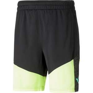 PUMA Sportovní kalhoty nefritová / svítivě zelená / černá