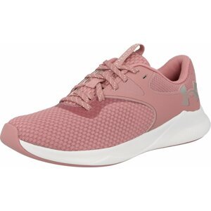 UNDER ARMOUR Sportovní boty 'Aurora' stříbrně šedá / fuchsiová / bílá