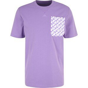 ADIDAS SPORTSWEAR Funkční tričko fialová / bílá