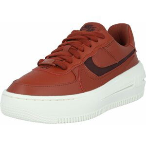 Nike Sportswear Tenisky 'Air Force 1 PLT.AF.ORM' červená