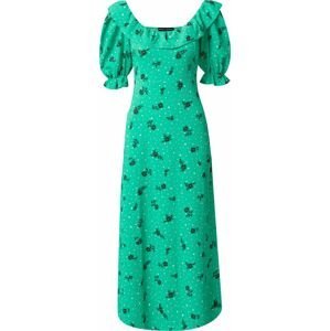 Dorothy Perkins Šaty zelená / černá / bílá