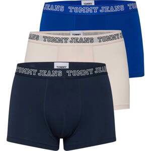 Tommy Jeans Boxerky modrá / námořnická modř / pastelově růžová / bílá
