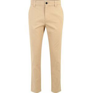 Tommy Jeans Chino kalhoty 'Austin' námořnická modř / světle hnědá / červená / bílá
