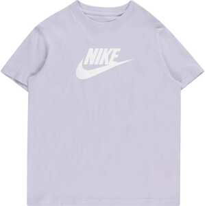Nike Sportswear Tričko 'FUTURA' fialová / bílá