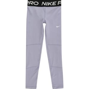 NIKE Sportovní kalhoty chladná modrá / černá / bílá